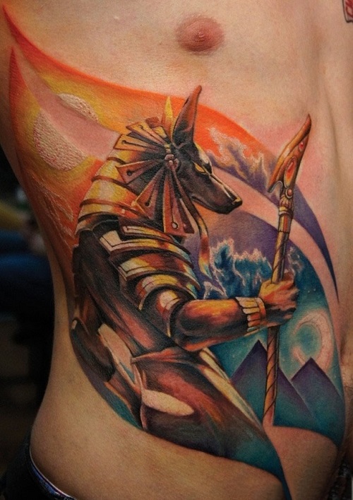 Cool egyptian god tattoo