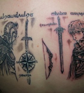 Cool lord of the rings tattoo