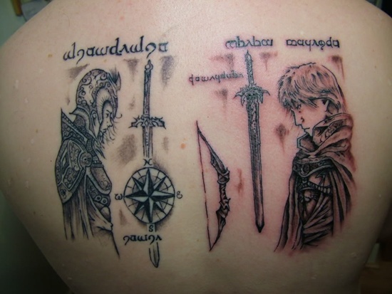 Cool lord of the rings tattoo