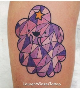 Cool star tattoo by lauren winzer