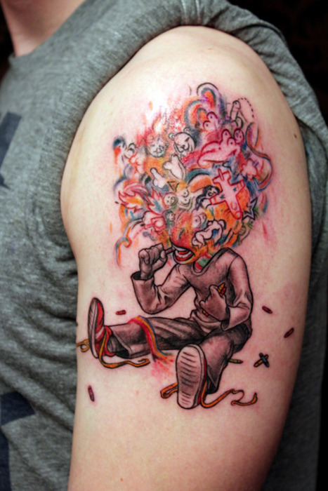 Creative James Jean tattoo