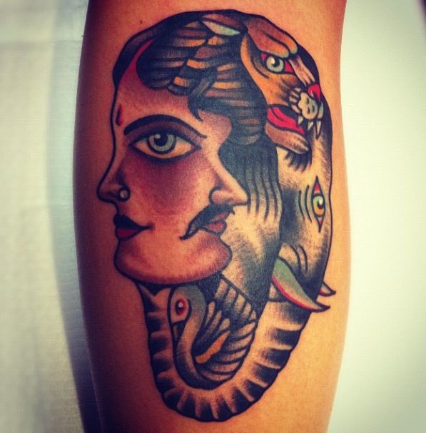 Creative tattoo by Charley Gerardin