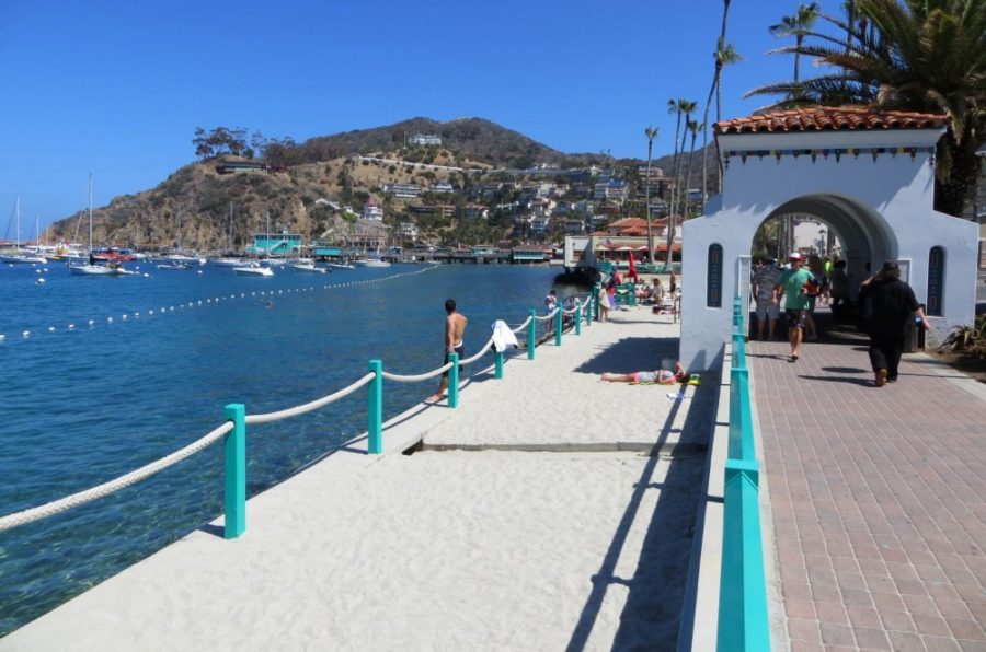 Crescent Beach in Catalina Island