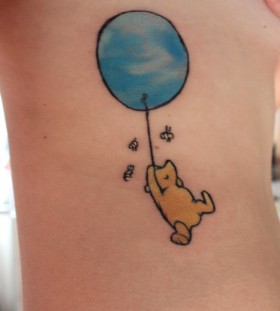 Cute winnie the pooh tattoo