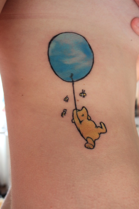 Cute winnie the pooh tattoo