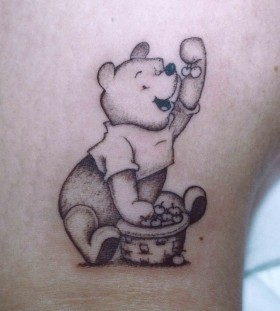 Eating winnie the pooh tattoo