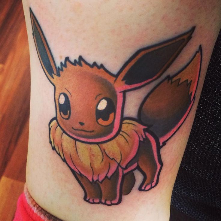 Eevee Pokemon tattoo