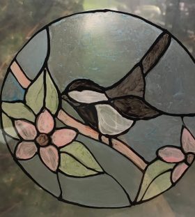 Faux stained glass