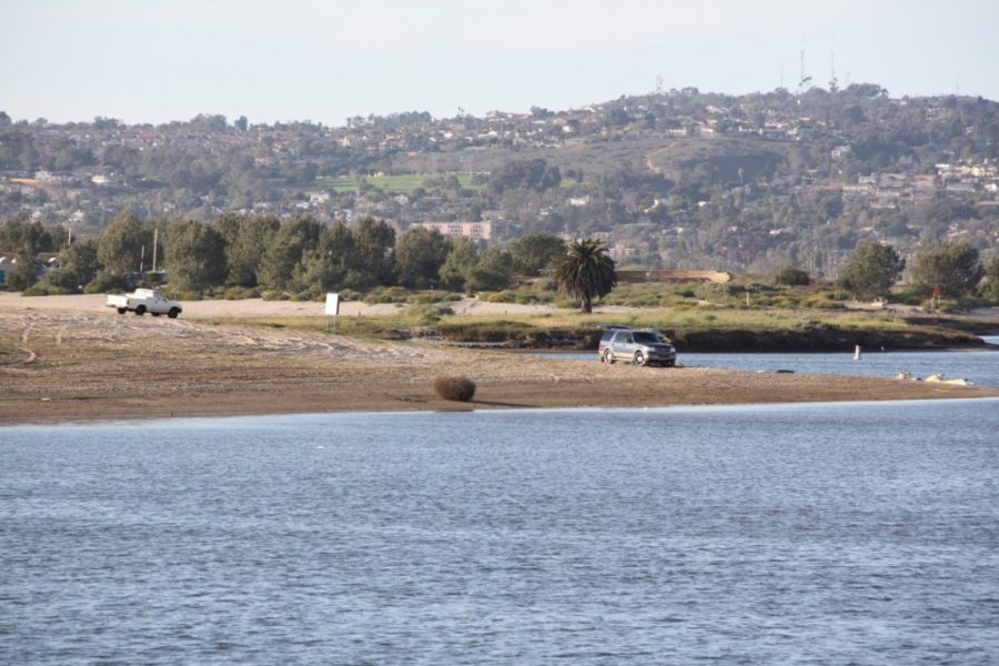 Fiesta Island Park Beach in San Diego