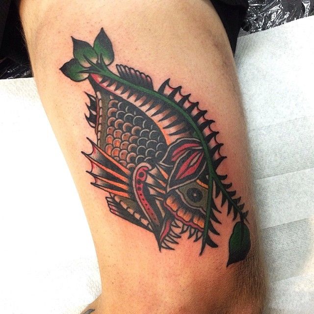 Fish tattoo by James McKenna