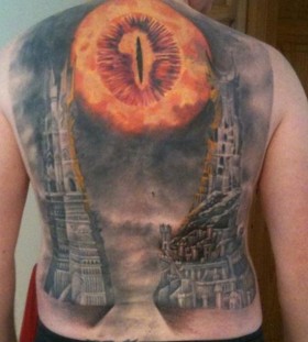 Full back Nazgul tattoo