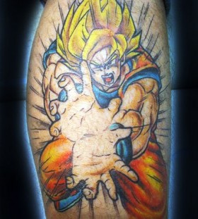 Goku super saiyan tattoo