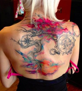 Gorgeous watercolour tattoo Gorgeous watercolour tattoo