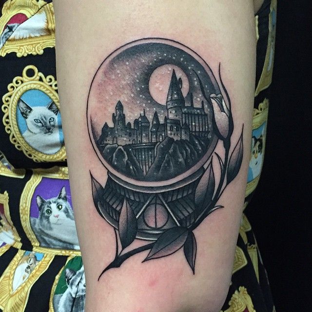 Great town tattoo design