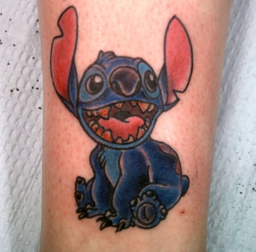 Happy Stitch tattoo