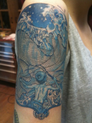 Incredible James Jean art tattoo