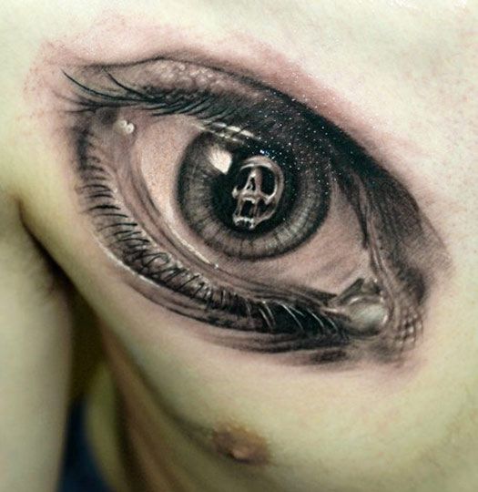 Incredible eye tattoo by James Tattooart