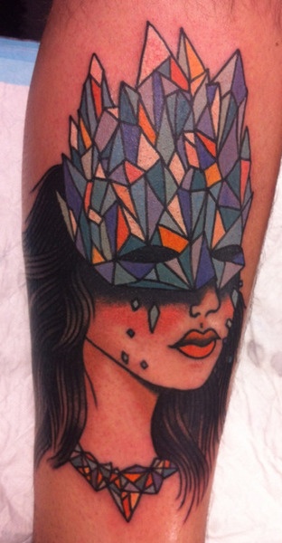 Indian girl’s tattoo by lauren winzer