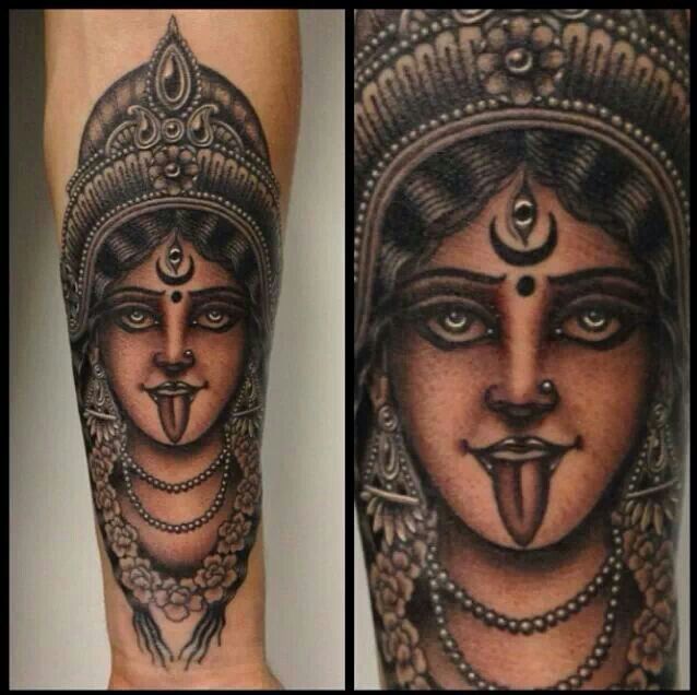 Javier Betancourt tattoo of a woman