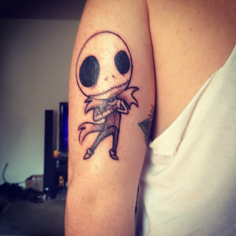 Little jack skellington tattoo