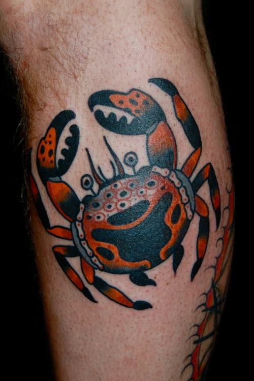 Lovely crab arm tattoo