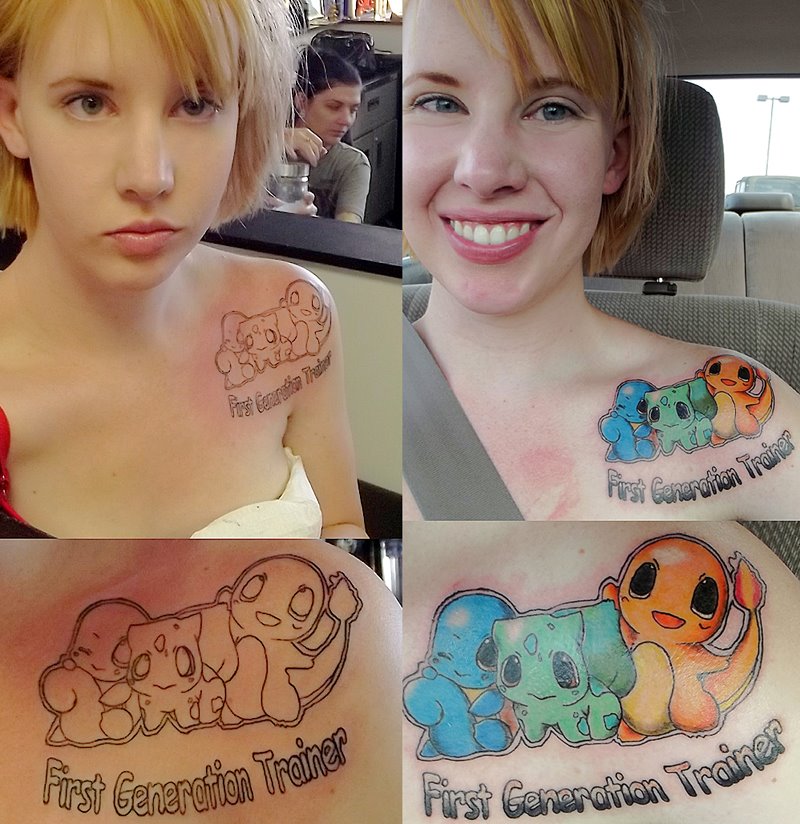 Lovely pokemon tattoo