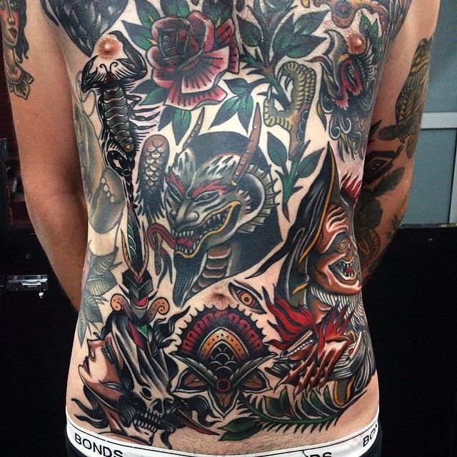 Many body tattoos by James McKenna