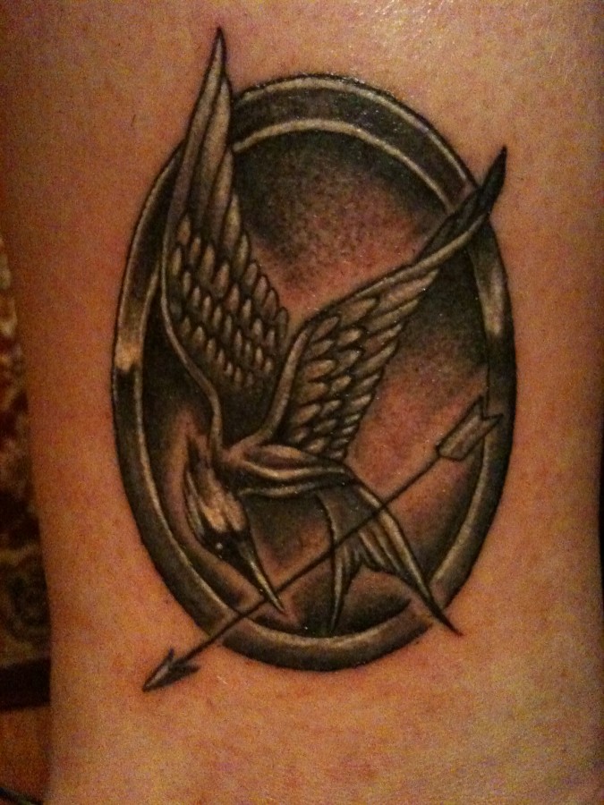 Mockingjay frame tattoo