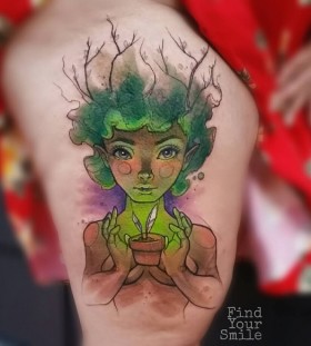 mother-nature-watercolor-tattoo