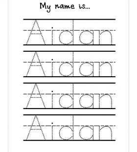 Name Tracing Worksheets