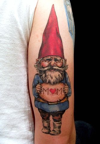 Nice dwarf tattoo by Esther Garcia