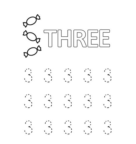 Number Tracing Worksheets