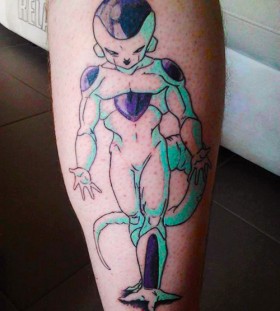 Perfect Frieza leg tattoo