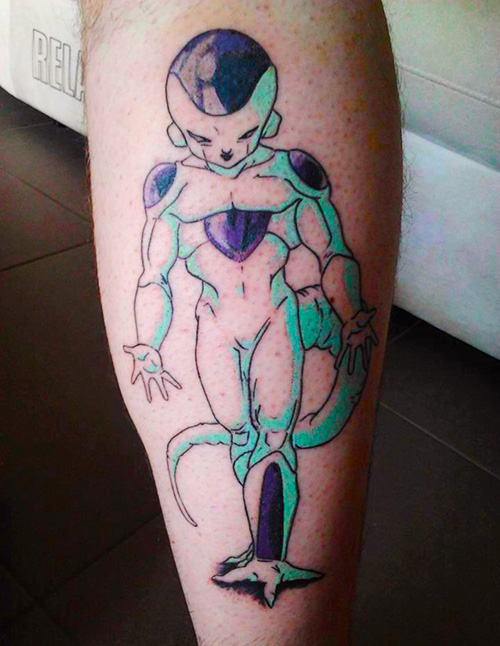 Perfect Frieza leg tattoo