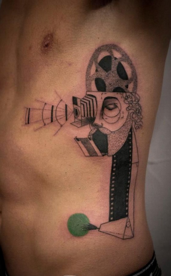 Photographer tattoo by Expanded Eye