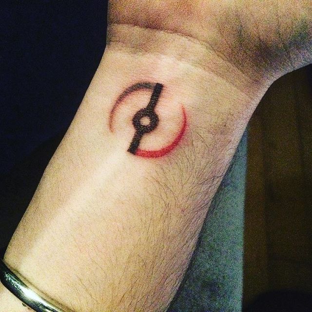 Pokeball Pokemon tattoo