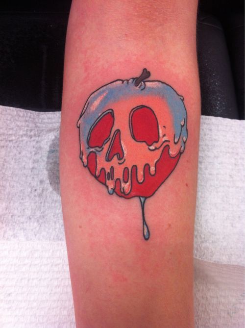 Red tomatoe tattoo by lauren winzer