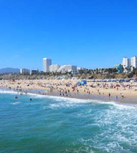 Santa Monica Beach in Santa Monica