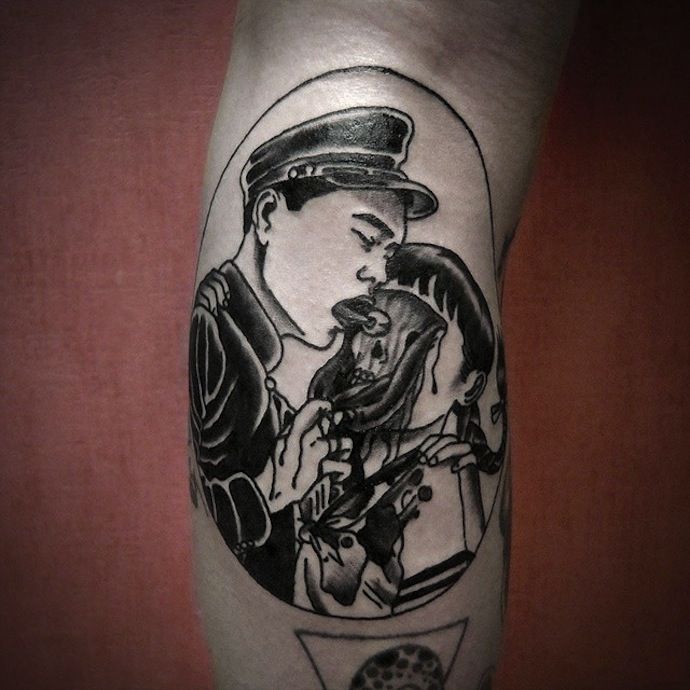 Scary tattoo by Dase Roman Sherbakov