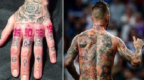 tattoos of soccer players