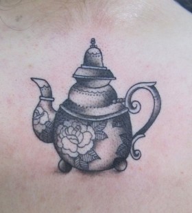 Simple teapot tattoo