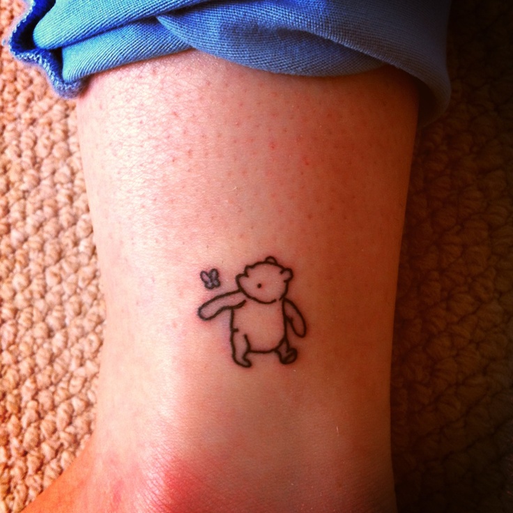 Simple winnie the pooh tattoo