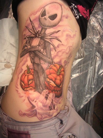 Stunning jack skellington tattoo