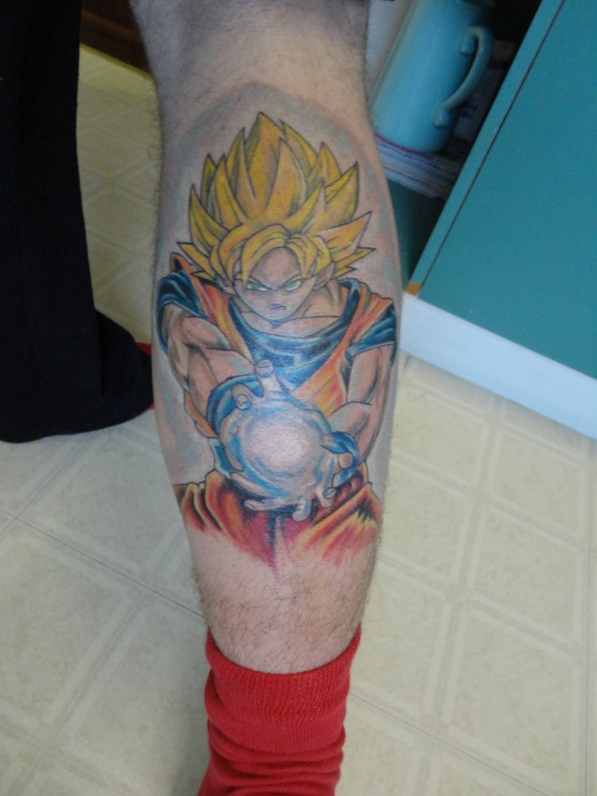 Super saiyan goku tattoo