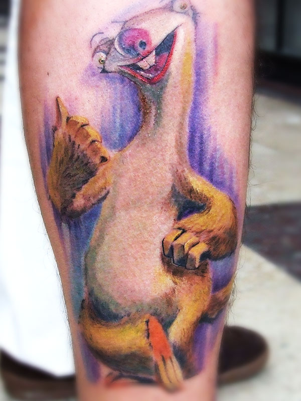 Sweet Sid leg tattoo