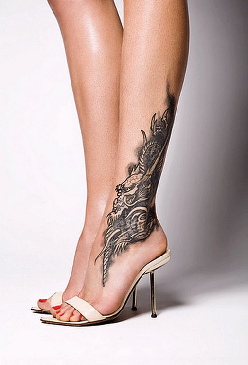 Sweet ankle tattoo design