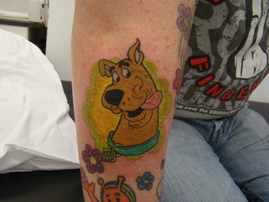 Sweet scooby doo tattoo