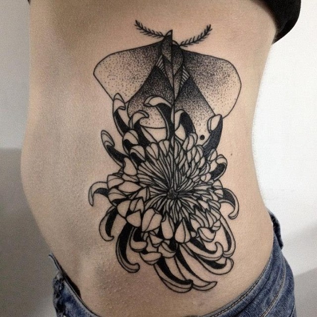 Sweet side tattoo by Michele Zingales