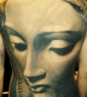 Unbelievable back tattoo by James Tattooart