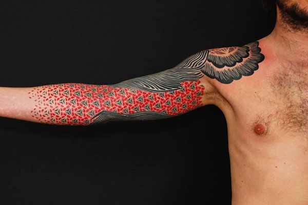 Wonderful arm tattoo by Gerhard Wiesbeck